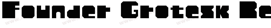 Founder Grotesk Regu字体转换